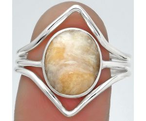Natural Caramel Opal Ring size-8.5 SDR153325 R-1460, 10x12 mm
