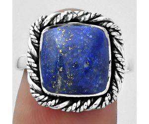 Natural Lapis - Afghanistan Ring size-7.5 SDR153977 R-1013, 11x11 mm