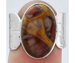 Natural Noreena Jasper Ring size-7 SDR154360 R-1450, 11x16 mm