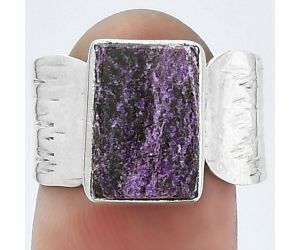 Natural Purpurite - South Africa Ring size-8.5 SDR154388 R-1450, 9x12 mm