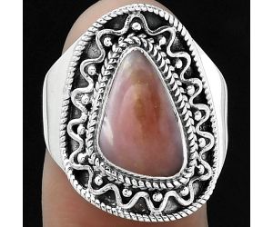 Natural Pink Opal - Australia Ring size-8.5 SDR154530 R-1501, 8x13 mm