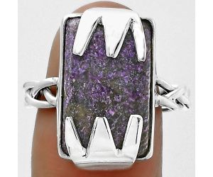 Natural Purpurite - South Africa Ring size-8.5 SDR154774 R-1650, 12x19 mm
