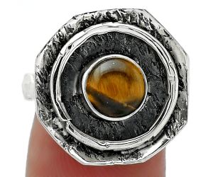 Natural Tiger Eye - Africa Ring size-8 SDR154840 R-1468, 7x7 mm
