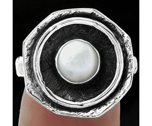 Natural Fresh Water Pearl Ring size-9.5 SDR154884 R-1468, 7x7 mm