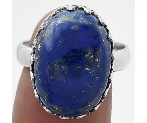 Natural Lapis - Afghanistan Ring size-7.5 SDR154891 R-1075, 13x18 mm
