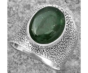 Natural Green Aventurine Ring size-9 SDR155265 R-1378, 11x15 mm