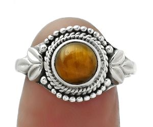 Natural Tiger Eye - Africa Ring size-8 SDR155488 R-1292, 7x7 mm