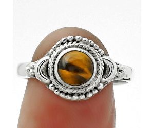 Natural Tiger Eye - Africa Ring size-8 SDR155651 R-1292, 6x6 mm