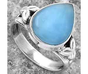 Natural Smithsonite Ring size-7.5 SDR156087 R-1261, 11x15 mm