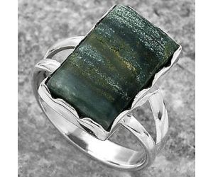 Natural Larsonite Jasper Ring size-8.5 SDR156179 R-1338, 11x17 mm