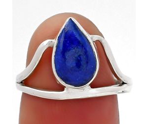 Natural Lapis - Afghanistan Ring size-7 SDR156539 R-1233, 7x11 mm