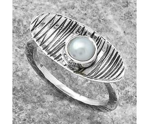 Natural Fresh Water Pearl Ring size-8.5 SDR156690 R-1573, 6x6 mm