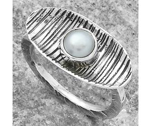Natural Fresh Water Pearl Ring size-8.5 SDR156691 R-1573, 6x6 mm