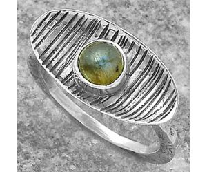 Spectrolite Labradorite - Finland Ring size-9 SDR156702 R-1573, 6x6 mm