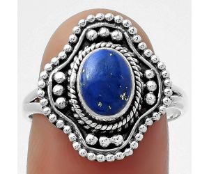 Natural Lapis - Afghanistan Ring size-8 SDR157034 R-1529, 6x8 mm