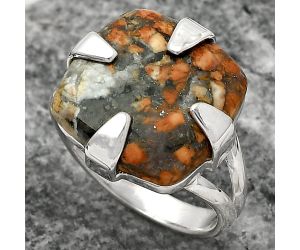 Natural Maligano Jasper - Indonesia Ring size-8 SDR157721 R-1305, 15x15 mm