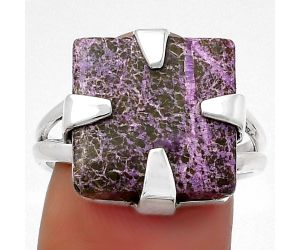 Natural Purpurite - South Africa Ring size-8.5 SDR157732 R-1305, 14x14 mm