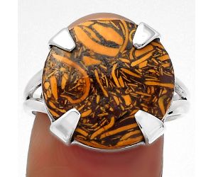 Natural Coquina Fossil Jasper - India Ring size-9 SDR157734 R-1305, 16x16 mm