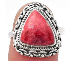 Natural Pink Thulite - Norway Ring size-8 SDR158146 R-1667, 11x13 mm