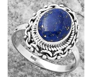 Natural Lapis - Afghanistan Ring size-7 SDR158172 R-1667, 8x10 mm