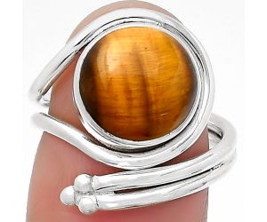 Natural Tiger Eye - Africa Ring size-6 SDR158509 R-1276, 11x11 mm