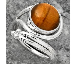 Natural Tiger Eye - Africa Ring size-6 SDR158509 R-1276, 11x11 mm