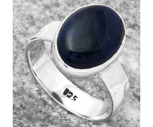 Natural Sodalite Ring size-8 SDR158533 R-1001, 10x14 mm