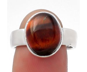 Natural Red Tiger Eye Ring size-8 SDR158550 R-1001, 11x13 mm