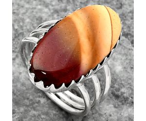 Natural Red Mookaite Ring size-8 SDR159355 R-1210, 12x23 mm