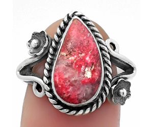 Natural Pink Thulite - Norway Ring size-7.5 SDR159398 R-1345, 8x14 mm