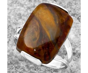Natural Pietersite - Namibia Ring size-8.5 SDR159464 R-1084, 14x19 mm
