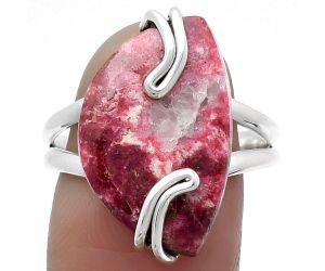 Natural Pink Thulite - Norway Ring size-9 SDR159559 R-1502, 15x20 mm