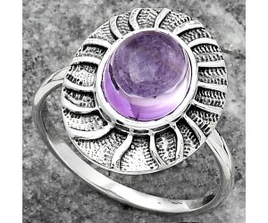 Natural Amethyst Cab - Brazil Ring size-8 SDR159793 R-1085, 8x10 mm