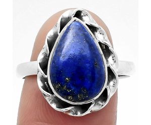 Natural Lapis - Afghanistan Ring size-9 SDR159872 R-1083, 9x14 mm