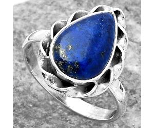 Natural Lapis - Afghanistan Ring size-9 SDR159872 R-1083, 9x14 mm