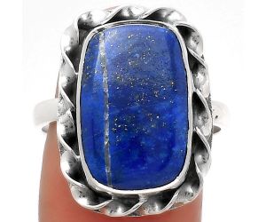 Natural Lapis - Afghanistan Ring size-9 SDR160409 R-1083, 11x17 mm