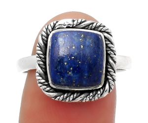 Natural Lapis - Afghanistan Ring size-9 SDR160598 R-1013, 10x10 mm