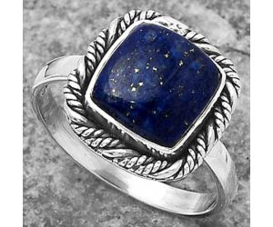 Natural Lapis - Afghanistan Ring size-9 SDR160598 R-1013, 10x10 mm