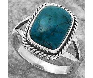 Natural Azurite Chrysocolla Ring size-7 SDR160637 R-1010, 9x12 mm