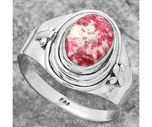 Natural Pink Thulite - Norway Ring size-8 SDR160651 R-1274, 7x10 mm