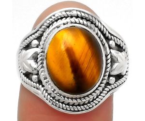 Natural Tiger Eye - Africa Ring size-9.5 SDR160731 R-1312, 10x12 mm