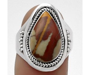 Natural Noreena Jasper Ring size-7.5 SDR160887 R-1278, 10x15 mm