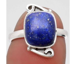 Natural Lapis - Afghanistan Ring size-7 SDR161079 R-1188, 10x11 mm