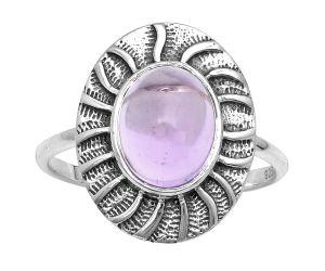 Natural Amethyst Cab - Brazil Ring size-8.5 SDR161102 R-1085, 8x10 mm