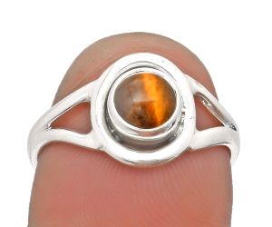 Natural Tiger Eye - Africa Ring size-7 SDR161129 R-1517, 6x6 mm
