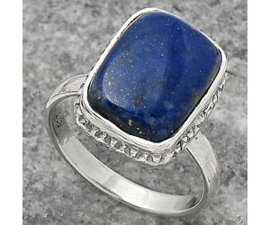 Natural Lapis - Afghanistan Ring size-7.5 SDR161899 R-1191, 10x14 mm