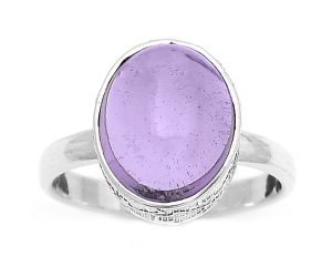 Natural Amethyst Cab - Brazil Ring size-7 SDR161943 R-1191, 10x12 mm