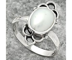 Natural Fresh Water Pearl Ring size-7.5 SDR162072 R-1104, 8x10 mm