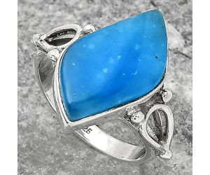 Natural Smithsonite Ring size-8 SDR162237 R-1224, 10x20 mm