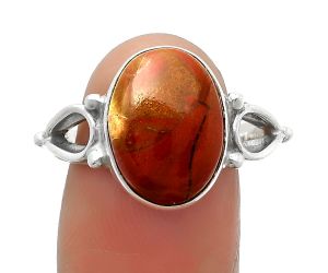 Natural Red Moss Agate Ring size-9 SDR162254 R-1224, 10x14 mm